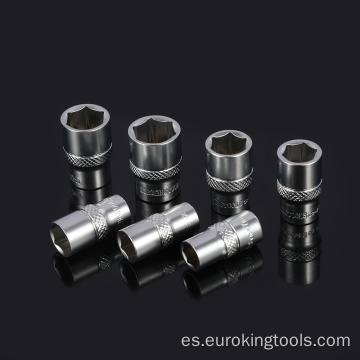 Llave de enchufe corta hexágono de 1/2 pulgada